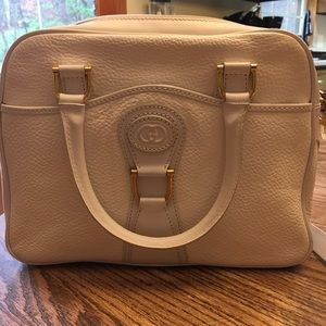 Vintage Gucci White Crossbody